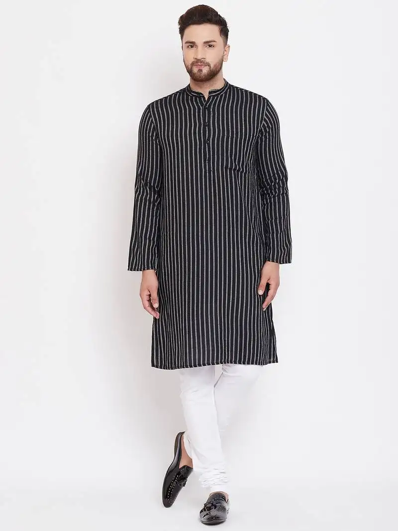 Multicolor plain pure viscose rayon men-kurtas