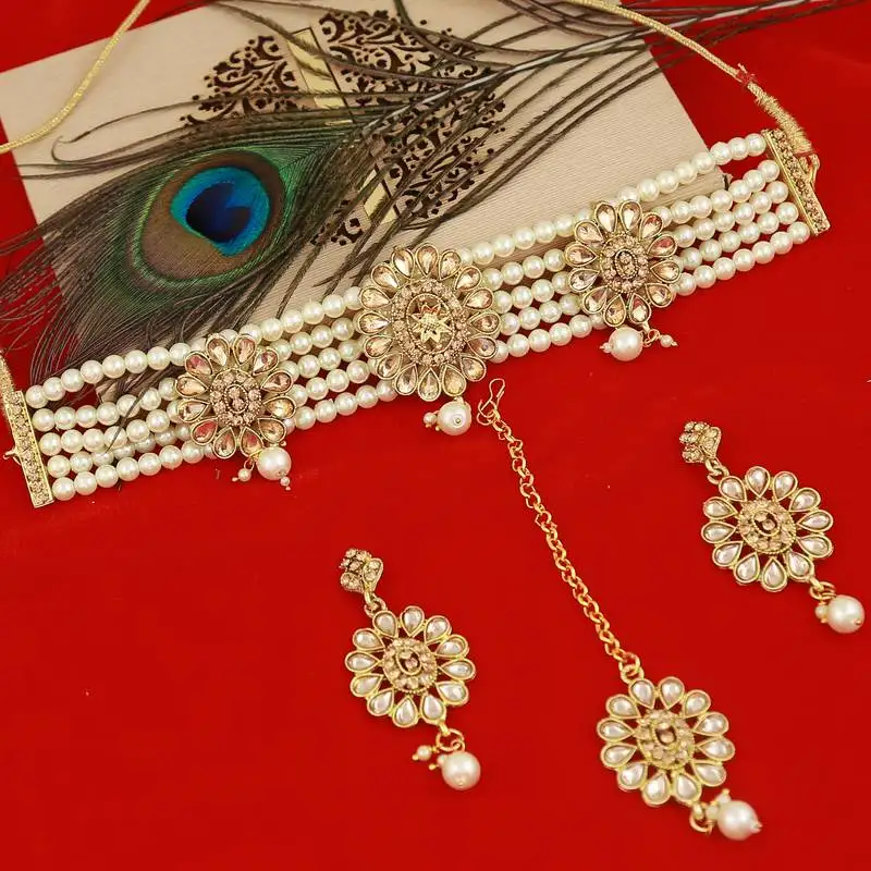 Multicolor mother of pearl designer-jewellery