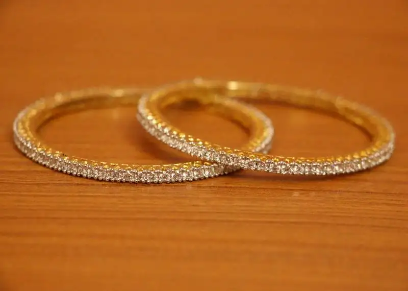 White bangles-and-bracelets