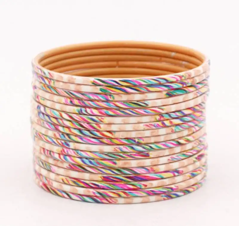 Brown bangles-and-bracelets