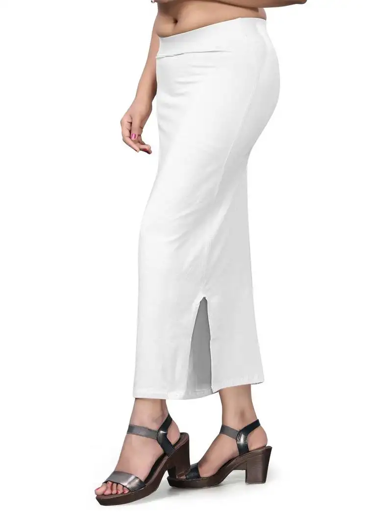 White plain acrylic skirts