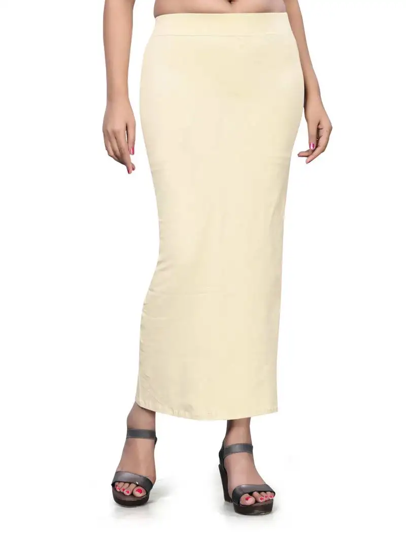 Cream plain acrylic skirts