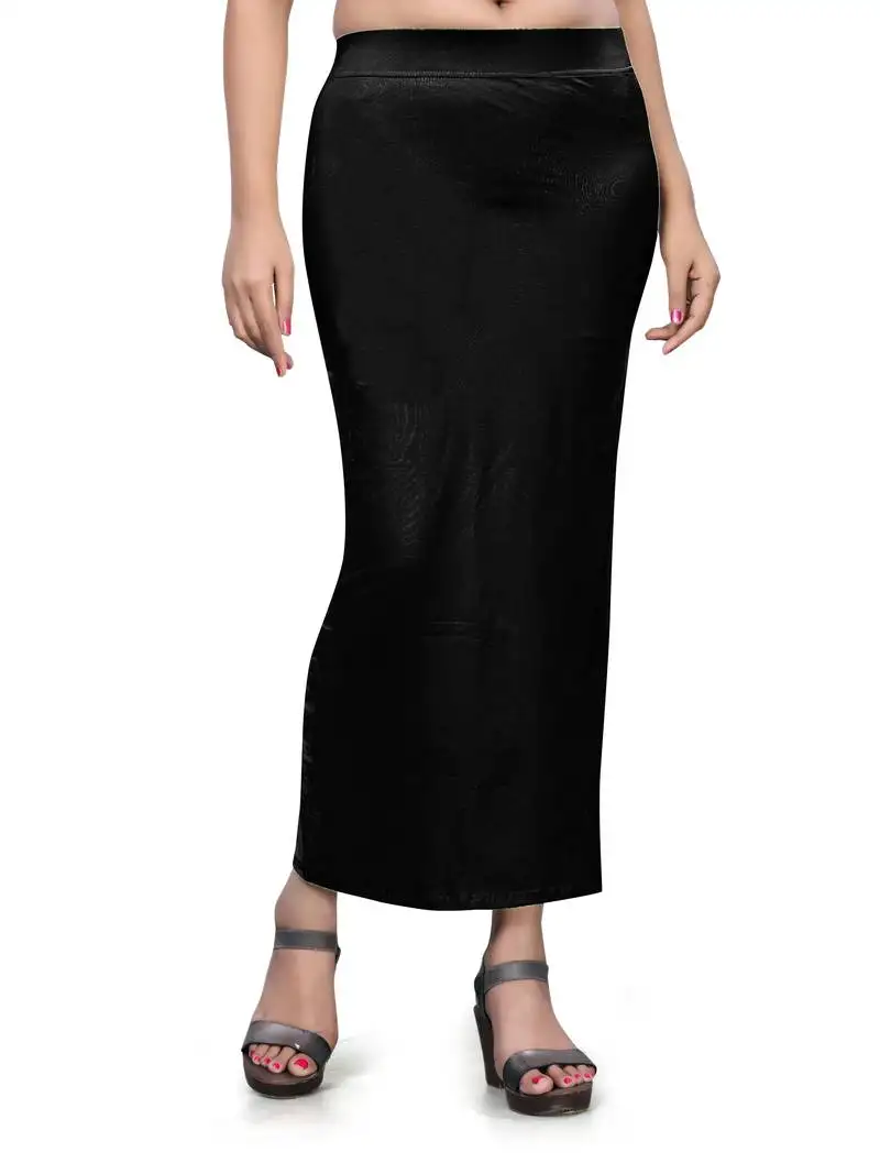 Black plain acrylic skirts