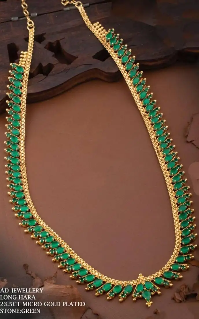 Green agate necklaces