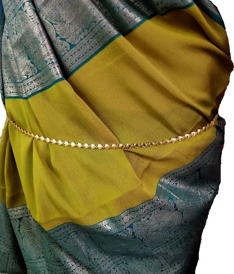 Gold diamond bridal-kamarband