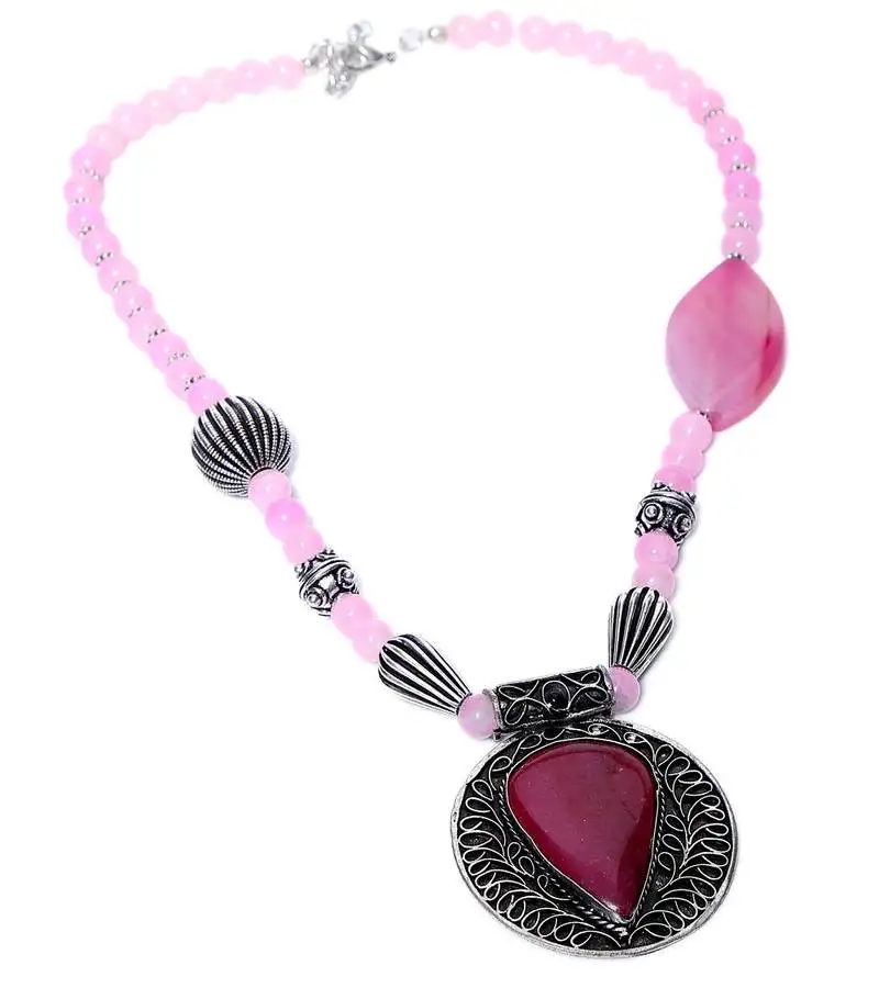 Multi-colored designer beaded necklace acnx14