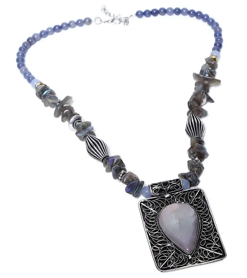 Multi-colored designer beaded necklace acnx22