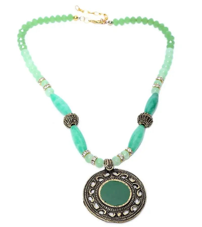 Multi-colored designer beaded necklace acnx32