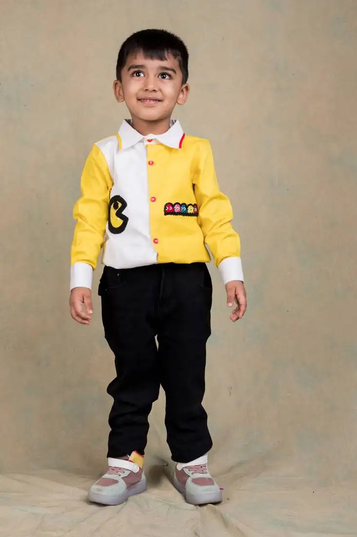 Multicolor plain cotton shirt