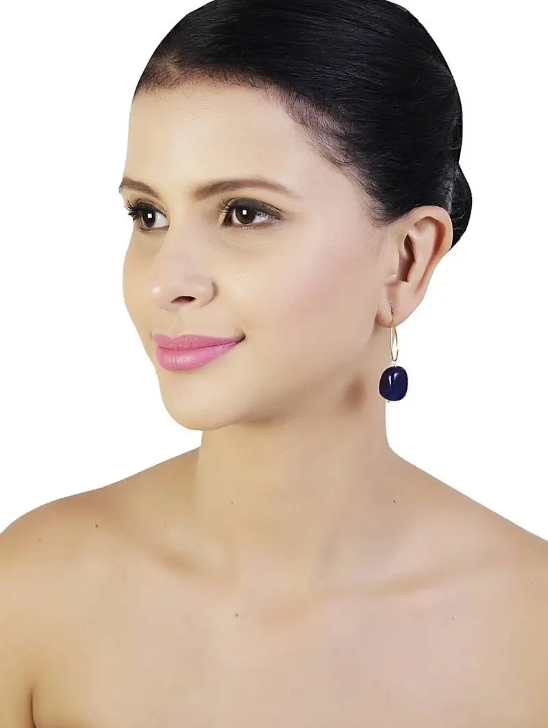 Blue na danglers-drops