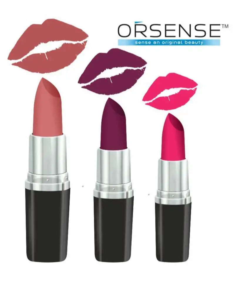 33 g pack of 3 multi creme lipstick spf 15 by orsense