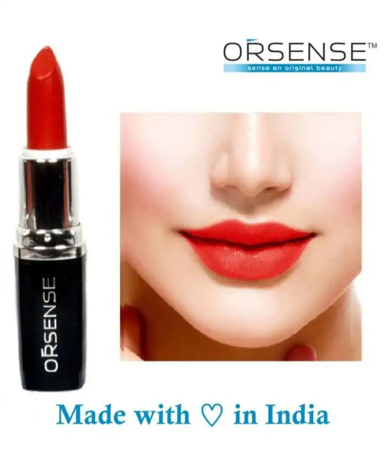 Orsense lip color creme lipstick korean candy blood red spf 10 3 g