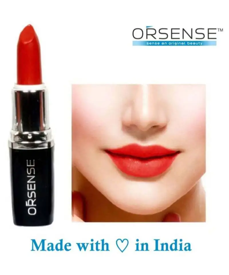 Orsense lip color creme lipstick orangey red red spf 10 3 g