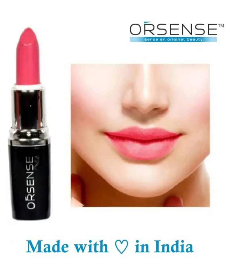 Orsense lip color creme lipstick valvet pink strawberry pink spf 10 3 g