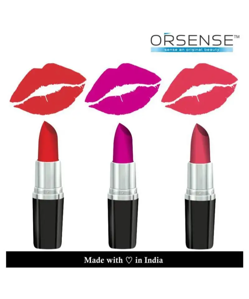 Orsense lipstick multi pack of 3 10 g