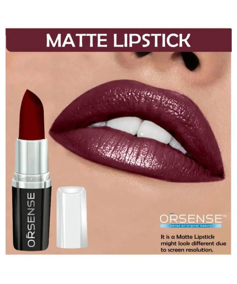 3.5 g red poppy lipstick spf 10 by orsense