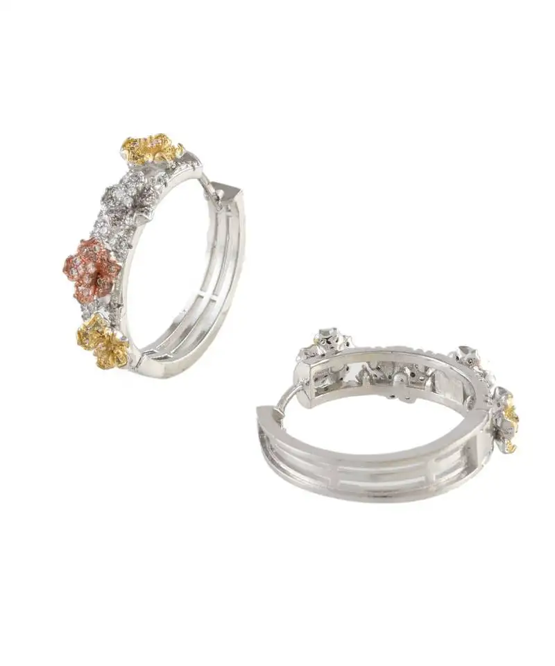 Three tone designer flower design elegant bali