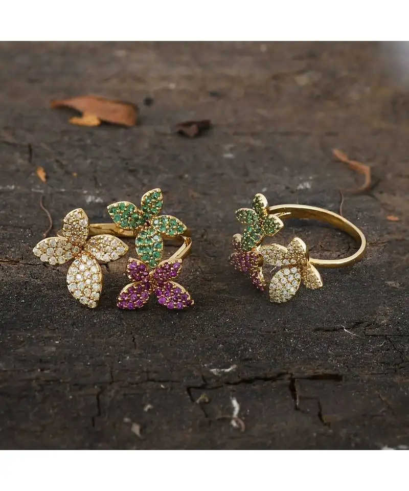 Multicolor designer cute beautiful ring