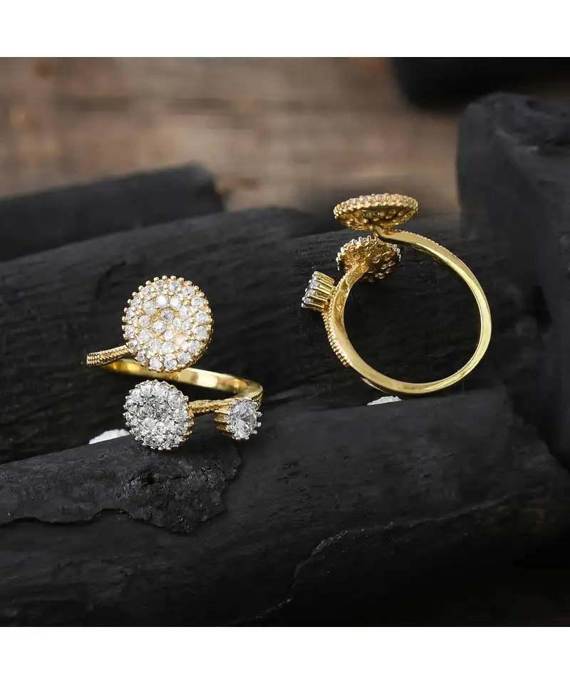 Cute delicate proposal ring