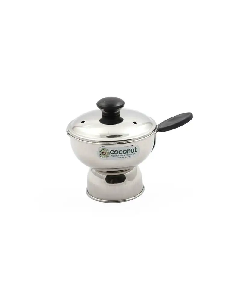 Coconut stainless steel puttu cup chirratu maker pressure cooker attachment (200ml)