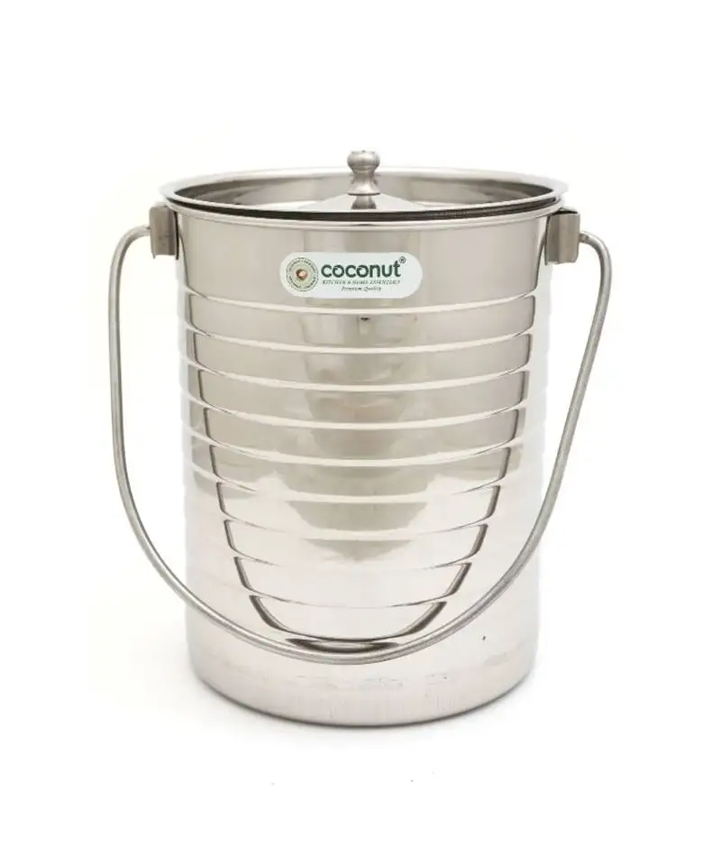 Coconut stainless steel milk pot - 4000 ml, 1 pieces, silver